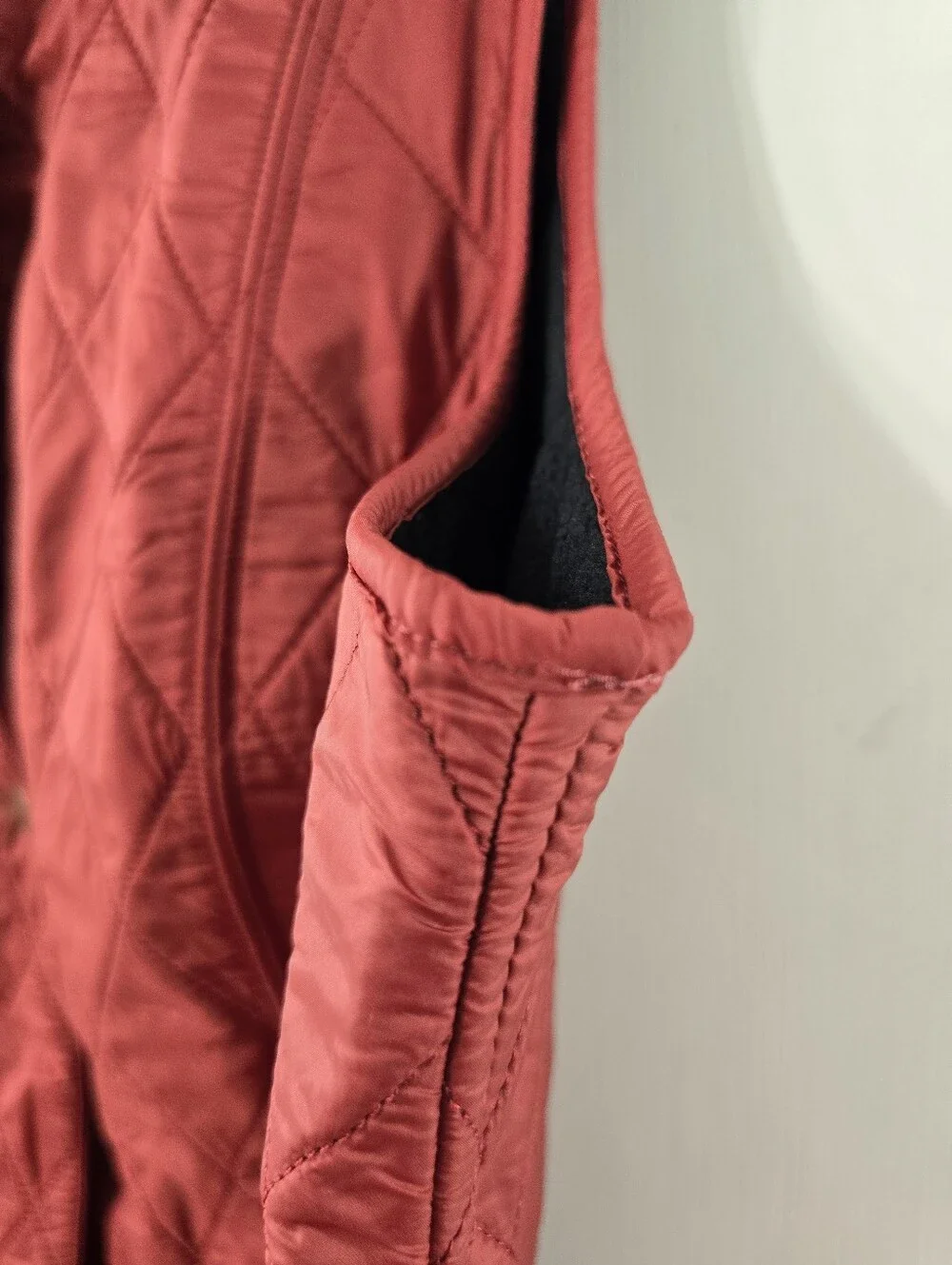 Barbour Wray Gilet Quilted Double Zip Waistcoat Vest Layering Outerwear Size 8